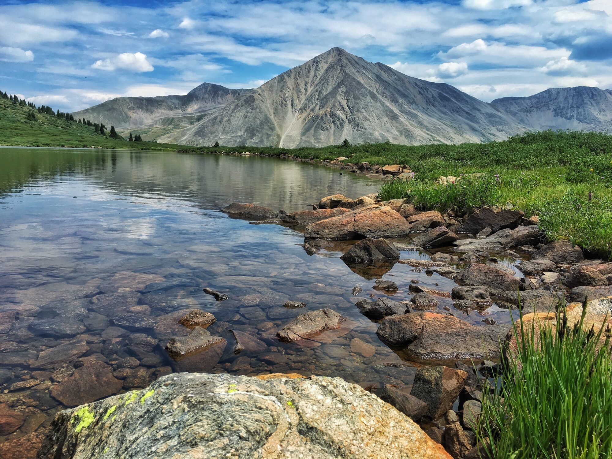 the thrill of the chase: a rocky riverbed